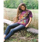 T-shirt med abyssinier kat