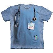 The Mountain tshirt - bluse med dyretryk