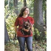 T-shirt med Anubis