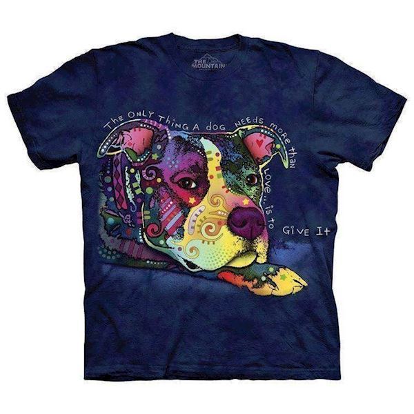 The Mountain tshirt - bluse med dyretryk