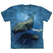 The Mountain tshirt - bluse med dyretryk