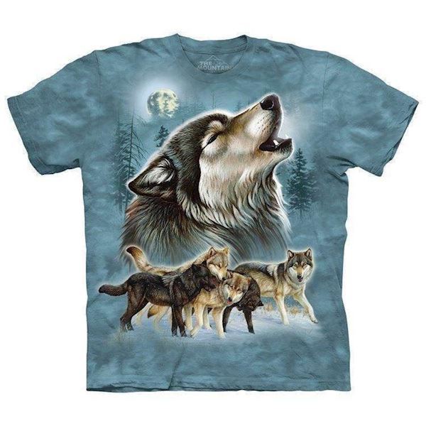 The Mountain tshirt - bluse med dyretryk