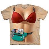 The Mountain tshirt - bluse med dyretryk