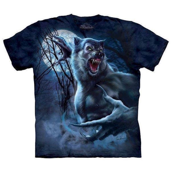 The Mountain tshirt - bluse med dyretryk