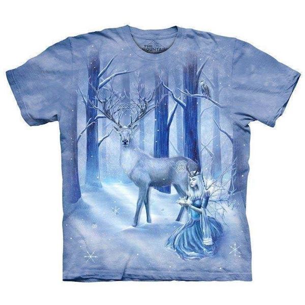 The Mountain tshirt - bluse med dyretryk