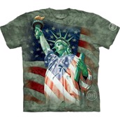 T-shirt fra The Mountain - bluse med frihedsgudinden