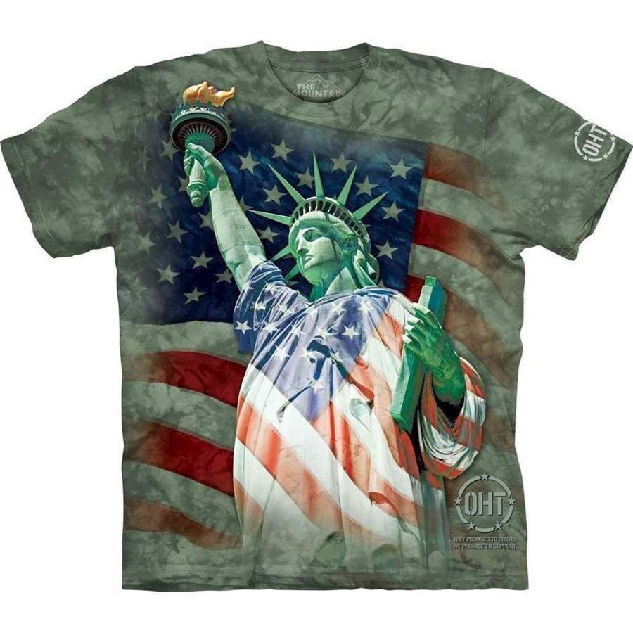 T-shirt fra The Mountain - bluse med frihedsgudinden