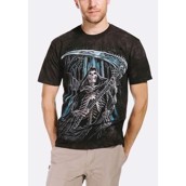 T-shirt med kappeklædt skellet og le