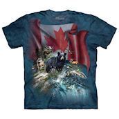 The Mountain tshirt - bluse med dyretryk