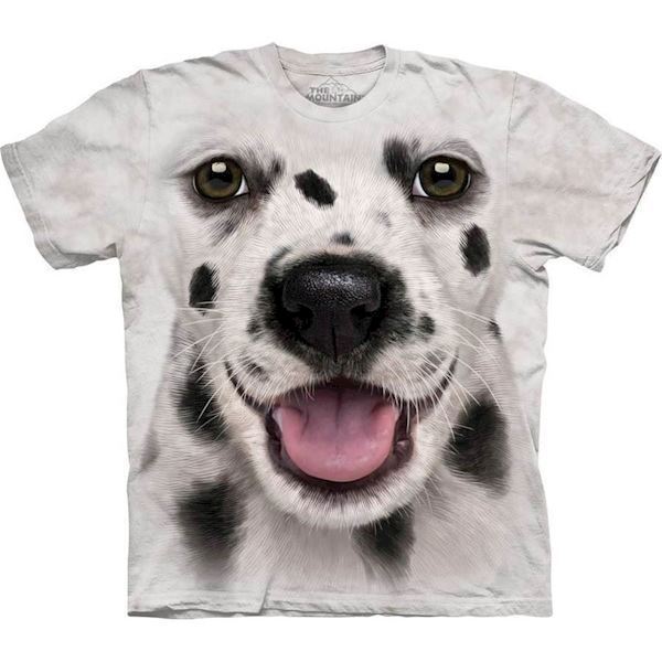 The Mountain tshirt - bluse med Dalmatiner hvalp