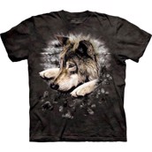 The Mountain tshirt - bluse med dyretryk