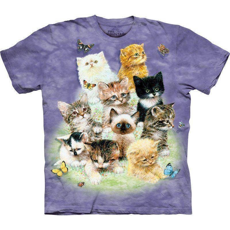 T-shirt med super søde killinger
