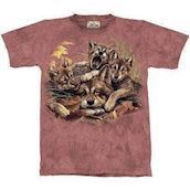 The Mountain tshirt - bluse med dyretryk