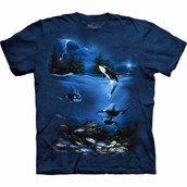 The Mountain tshirt - bluse med dyretryk