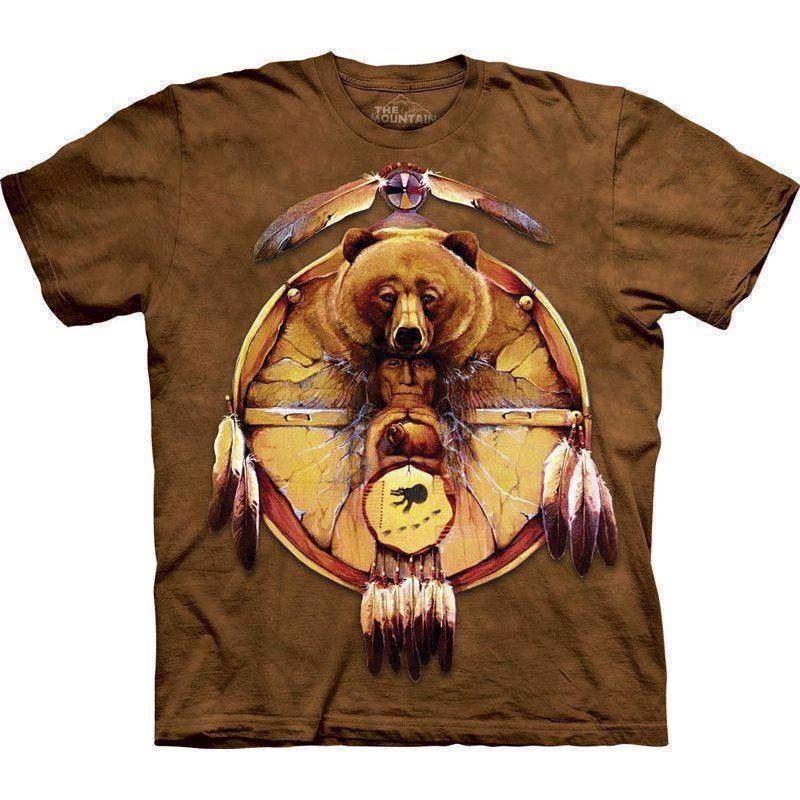 The Mountain t-shirt - bluse med indianer-tryk