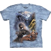 The Mountain tshirt - bluse med motivtryk