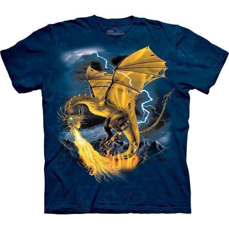 T-shirt fra The Mountain - bluse med dragetryk