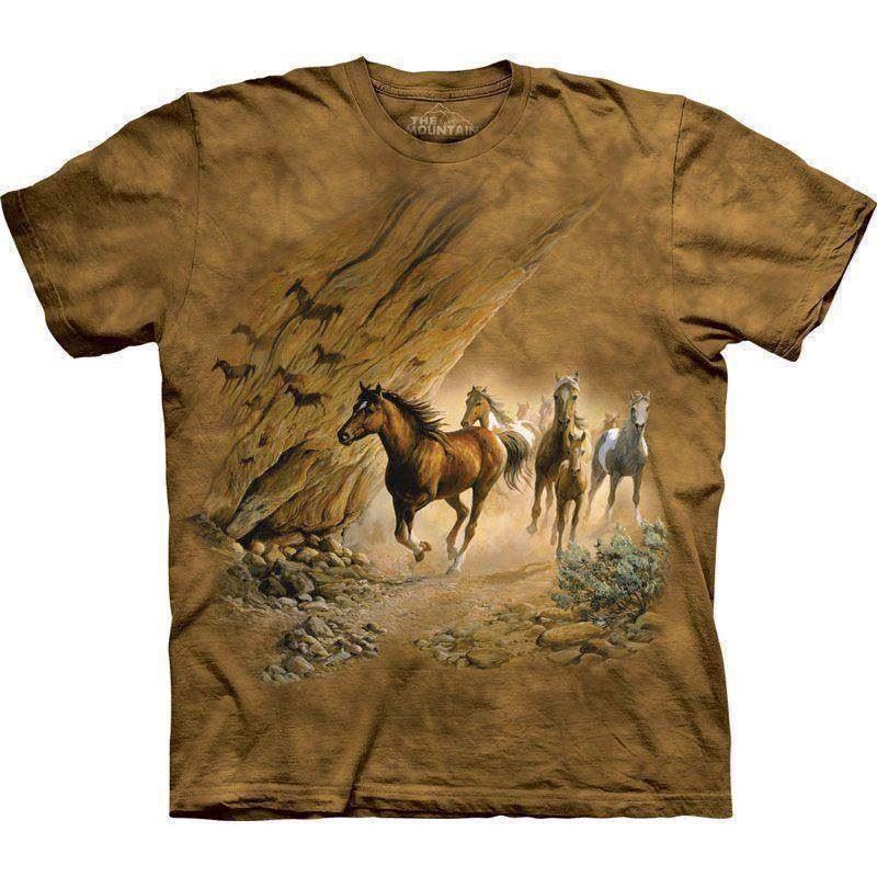 The Mountain tshirt - bluse med dyretryk