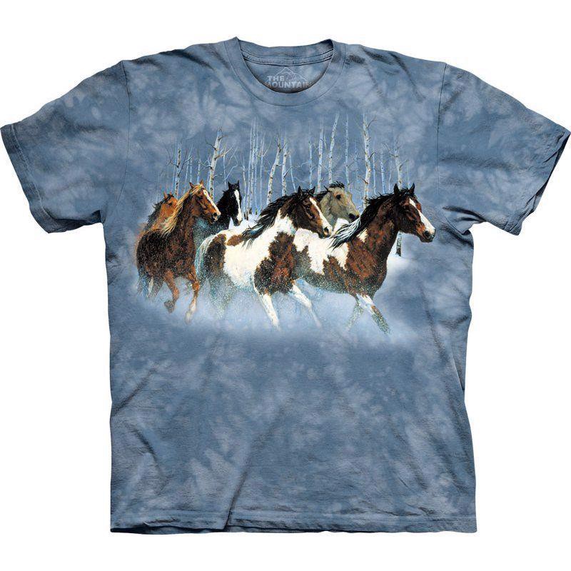 The Mountain tshirt - bluse med dyretryk