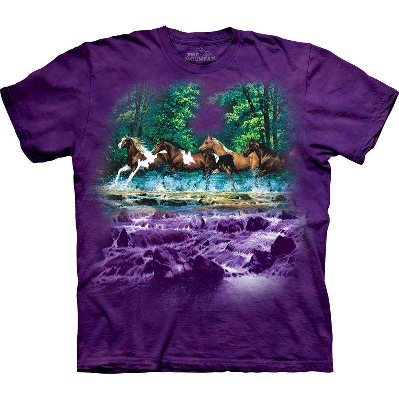 The Mountain tshirt - bluse med dyretryk