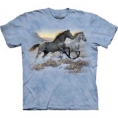 The Mountain tshirt - bluse med dyretryk