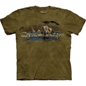 The Mountain tshirt - bluse med dyretryk