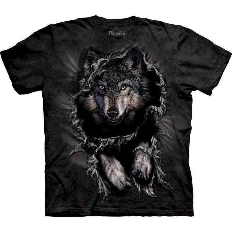 The Mountain tshirt - bluse med dyretryk