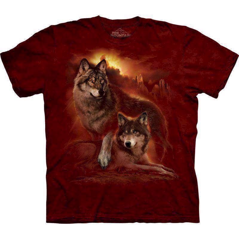 The Mountain tshirt - bluse med dyretryk
