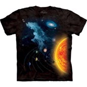 The Mountain-t-shirt - bluse med astronomi-tryk