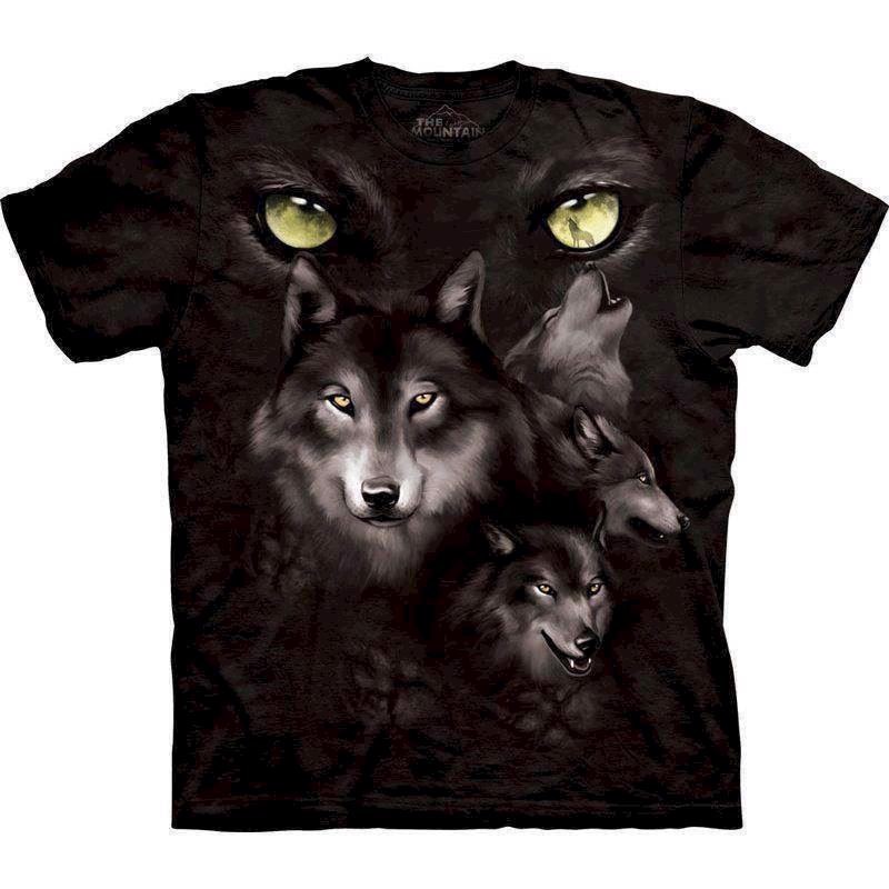 The Mountain tshirt - bluse med dyretryk