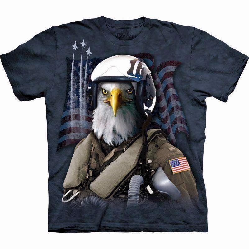 The Mountain tshirt - bluse med dyretryk