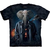 The Mountain tshirt - bluse med dyretryk