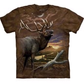 The Mountain tshirt - bluse med dyretryk
