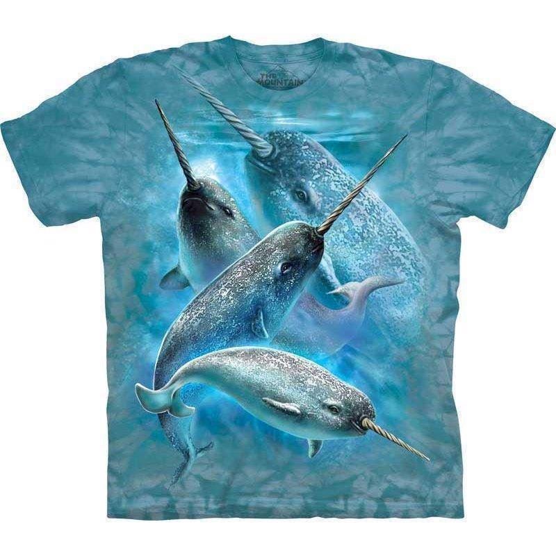 The Mountain tshirt - bluse med dyretryk