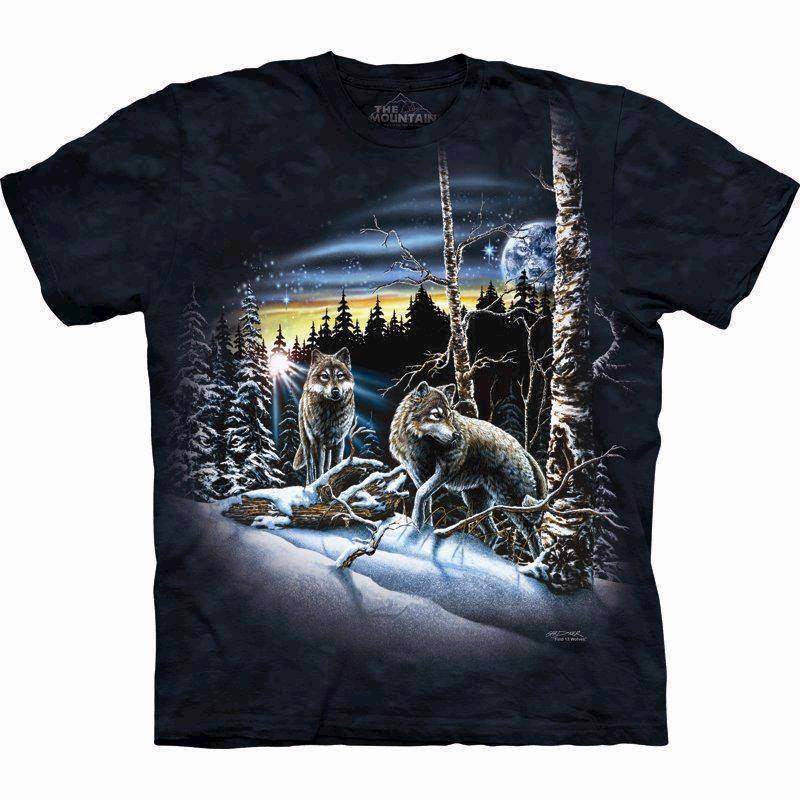 The Mountain tshirt - bluse med dyretryk