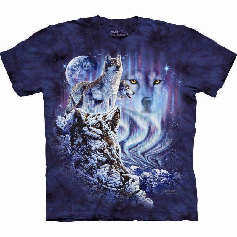 The Mountain tshirt - bluse med dyretryk