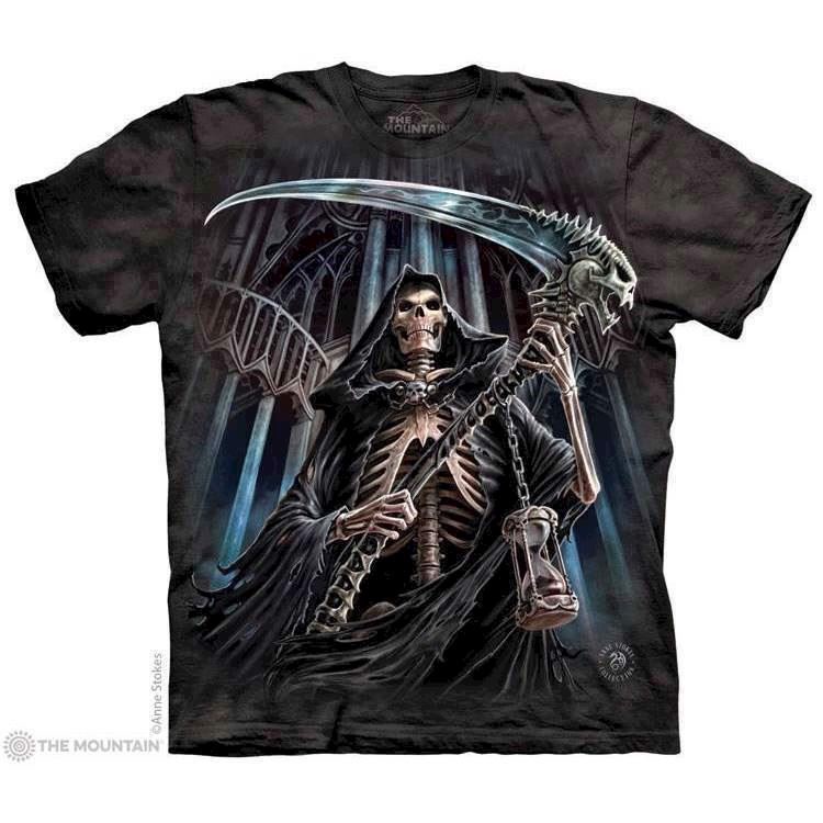 The Mountain tshirt - manden med leen motiv