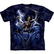 T-shirt fra The Mountain - bluse med metal-motiv