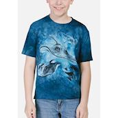 Kortærmet bluse med rokker