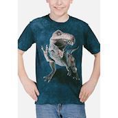 T-shirt til børn med t-rex