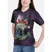 t-shirt med flot planteædende dinosaurus