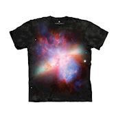 T-shirt med M82, "cigar-galaksen"