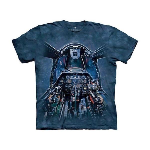 T-shirt fra The Mountain - bluse med fly-motiv