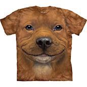 The Mountain tshirt - bluse med Pit Bull hvalp