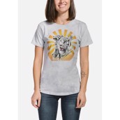 Dame t-shirt med tigere