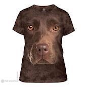 The Mountain ladies tees med brun labrador