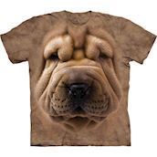 The Mountain tshirt - bluse med hundetryk