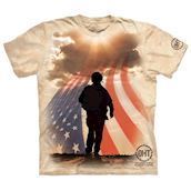 T-shirt fra The Mountain - bluse med Soldier Silhouette