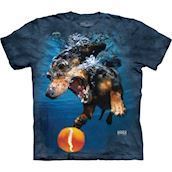 Tshirt med hundebillede