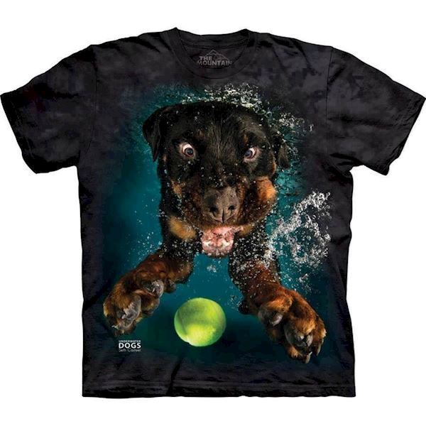 Tshirt med hundebillede